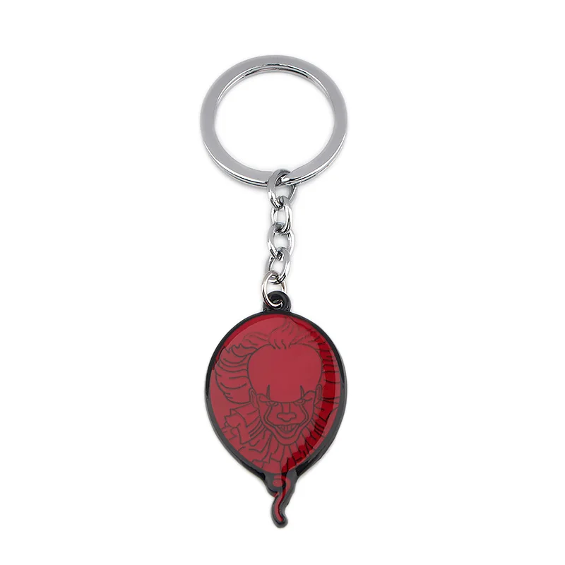 

K532 Horror Movie Stephen King's It Keychain Keys Ring Gift For Movies Fans Pendant Key Holder Car key Rings Halloween Jewelry