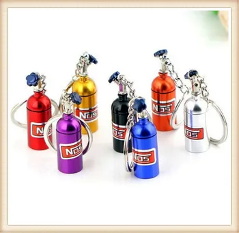 

car Oxide Bottle Keychain Keyring Pill Box for Nissan Altima 370Z Xmotion X-Trail Qashqai NISS LIVINA MARCH X-TRAIL