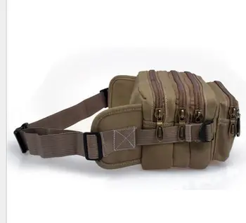 

2020 Casual Canvas Waist Bag Men's Tide Travel Bag Men's Large Capacity Waist Bag