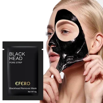 

1Pcs Unisex Blackhead Remover Nose Face Mask Bamboo Charcoal Blackhead Remover Deep Nose Pore Cleasing Facial Peeling Mask TSLM1