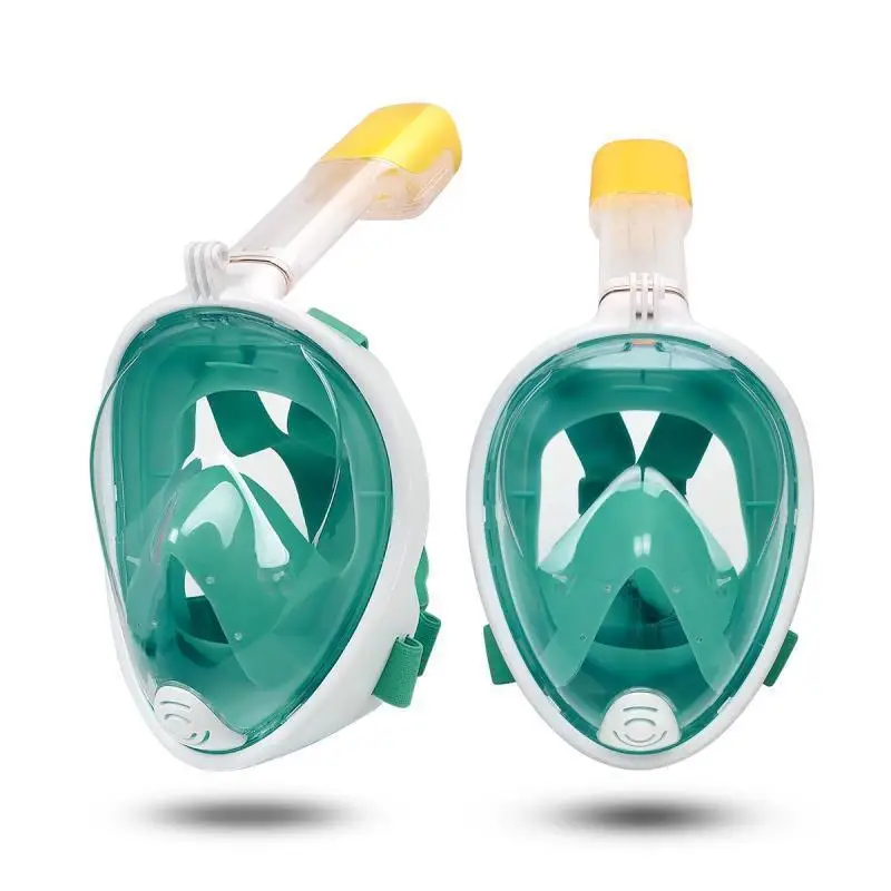 SMACO новая маска для подводного плавания маска для подводного плавания подводное плавание самбо оборудование защита от солнца УФ - Цвет: Зеленый