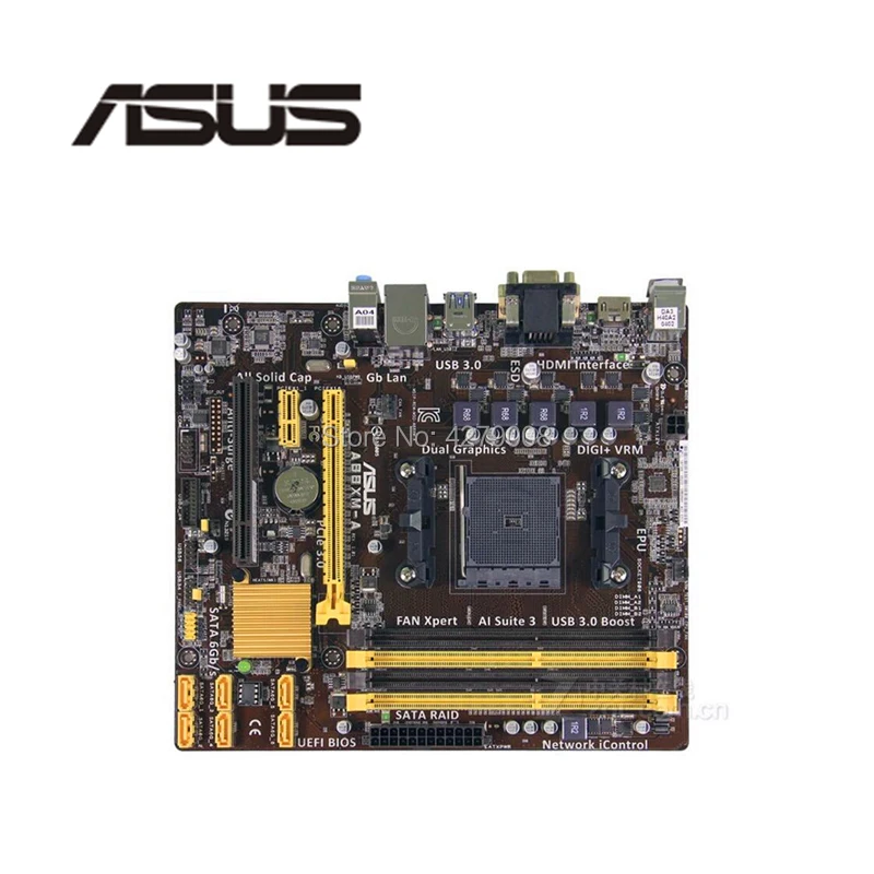 Разъем FM2/FM2 + USB3.0 SATA3.0 для ASUS A88XM A оригинальный б/у настольный компьютер AMD A88X