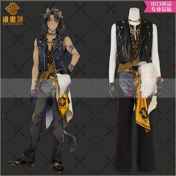 

Twisted Wonderland Savanaclaw Leona Theme Song Uniforms Cosplay Costume Free Shipping F