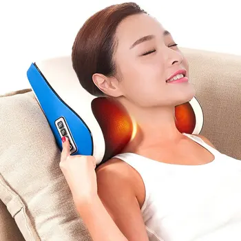 

Multifunctional Massage Pillow For Neck Shoulder And Back Massage Knead Infrared Physiotherapy Timing