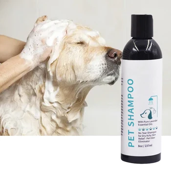 

Universal 237ml Pet Shampoo Pet Odor Eliminator Bath Shower Gel Soothing and Calming for Cats Dogs Clean Shower