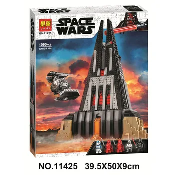 

New 1040pcs Star Darth Vader`s Castle Fit Star Wars Darth Vader Figures TIE Fighter Building Block Brick Toy Gift Boy