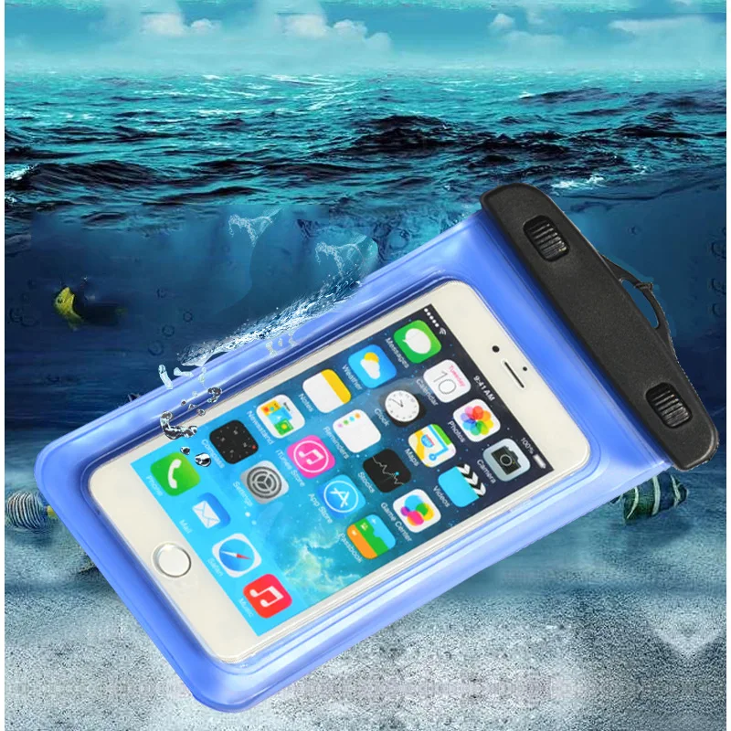 

6.5-Inch Transparent Mobile Phone Bag PVC Waterproof Bag Diving Cover Touch Screen Customizable Arm-Snorkeling Waterproof Cover
