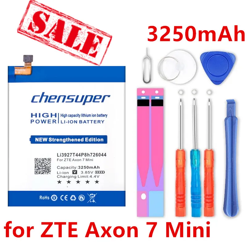 Аккумулятор chensuper 3250 мАч для ZTE Axon 7 Mini сменный аккумулятор 5 2 дюйма мобильного