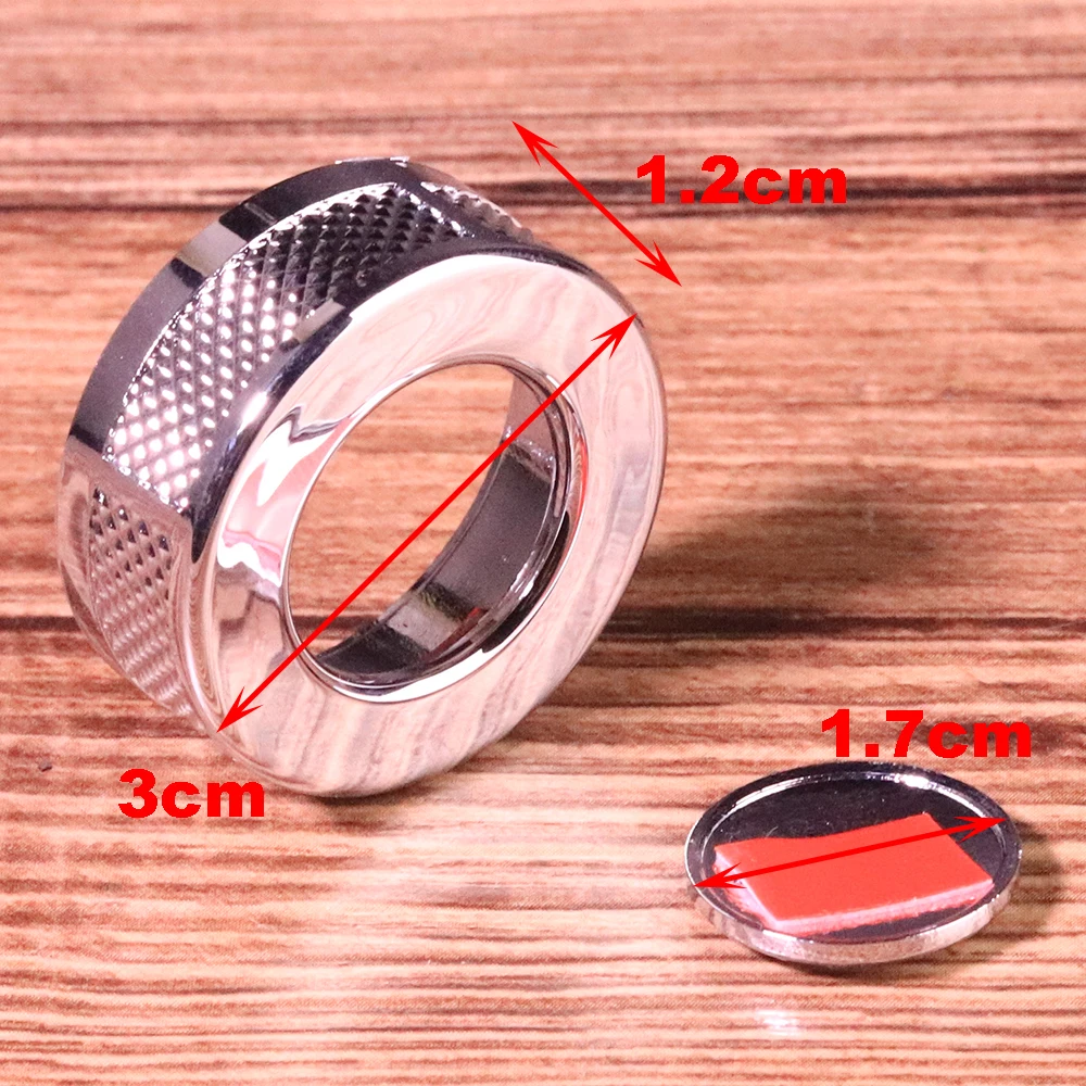 2Pcs ABS Chrome Car Cigarette Lighter Cover Trim For Land Rover Range Rover Sport Vogue SV 2009 2010 2011 2012 2013 2014-2017 (2)