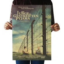 Одежда пижамы мальчик Ретро плакат из крафт-бумаги экран для помещений кафе декоративная живопись