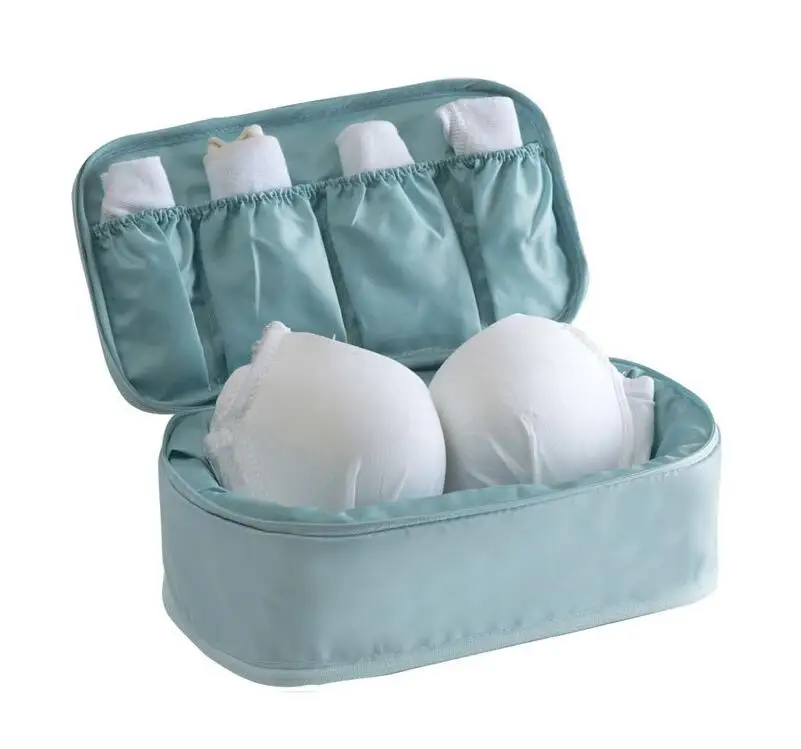 Bra Bag For Women Waterproof Polyester Underwear Bra Packaging Cube Large Capacity Travel Organizer Bag Bedroom Storage Bag