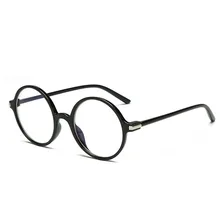 Круглые очки женские ретро плоские зеркальные очки унисекс Модные индивидуальные дикие вечерние очки для путешествий без градуса очки для чтения