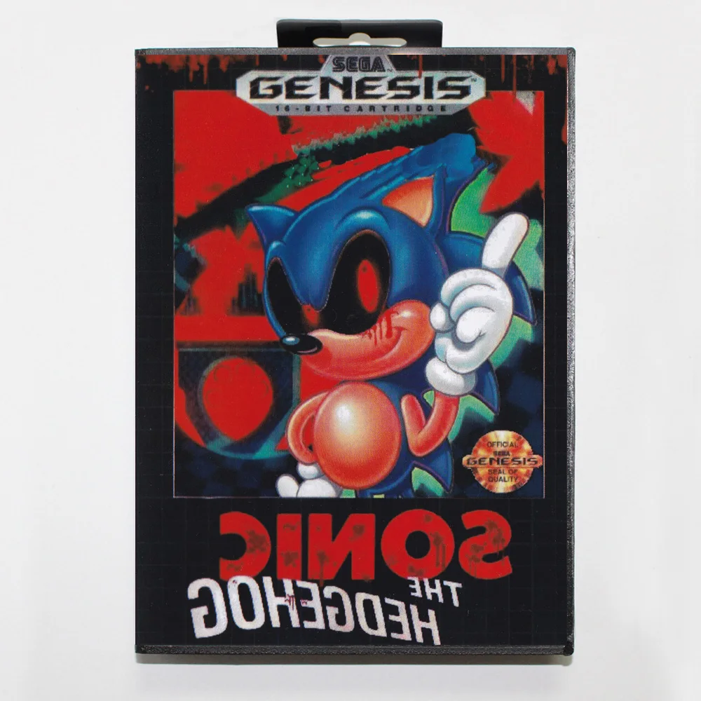 Cartão De Jogo Do Sonic 16bit Do Fantasma Md Para A Movimentação Mega De  Sega/genesis Com Caixa Varejo - Cartões De Memória - AliExpress