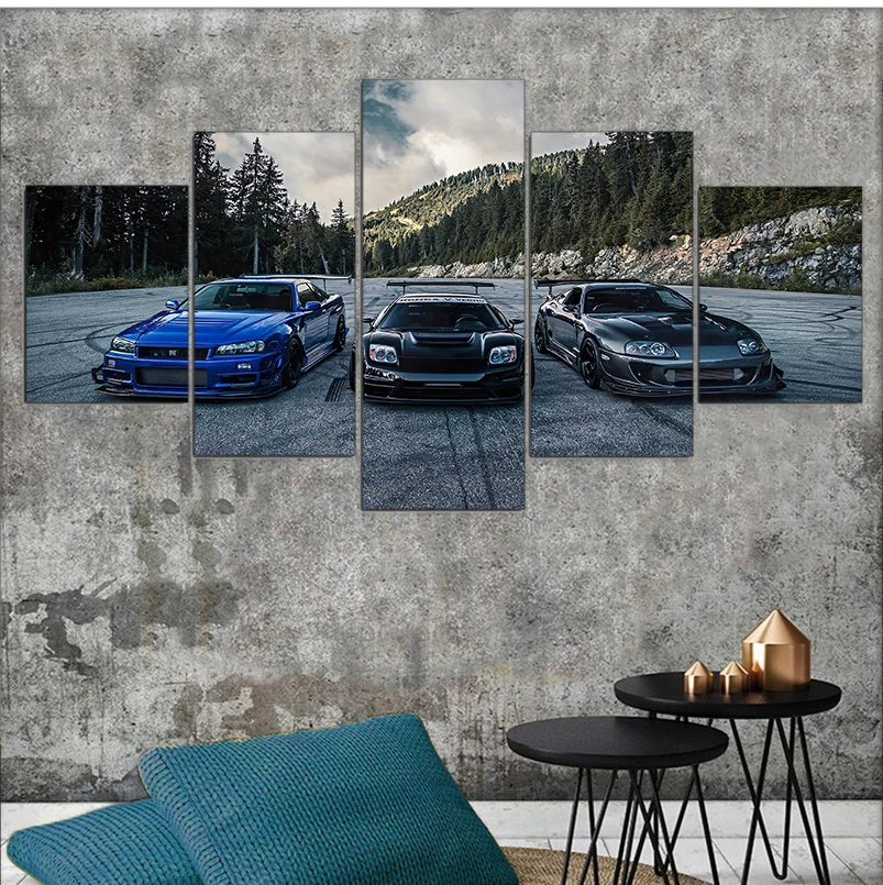 JDM NSX Nissan Skyline Toyota Supra Wall Art Decor Canvas Printing