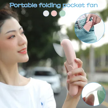 

Folding Usb Charging Handheld Fan Mini Portable Fans Desktop Multi-function Three-in-one Mobile Phone Fan For Outdoor Home#g30