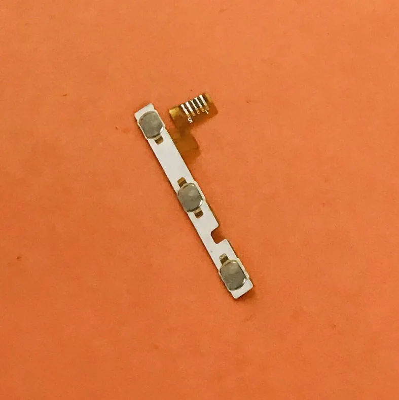 Used Original Power On Off Button Volume Key Flex Cable FPC for LEAGOO P1 MTK6580 Quad Core 5.0 Inch HD Free shipping | Мобильные