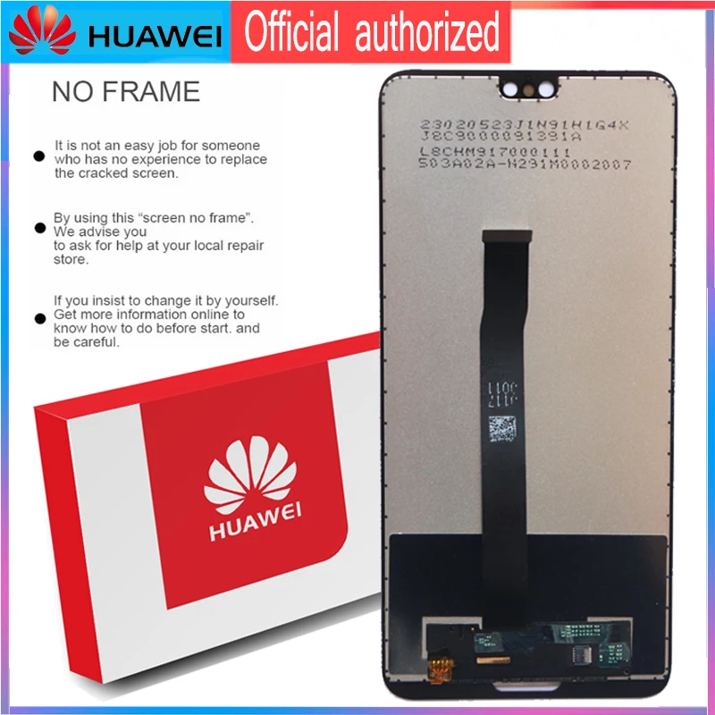 5,8 ''дисплей с рамкой+ отпечаток пальца для huawei P20 lcd кодирующий преобразователь сенсорного экрана в сборе EML-AL00 EML-AL01 L03
