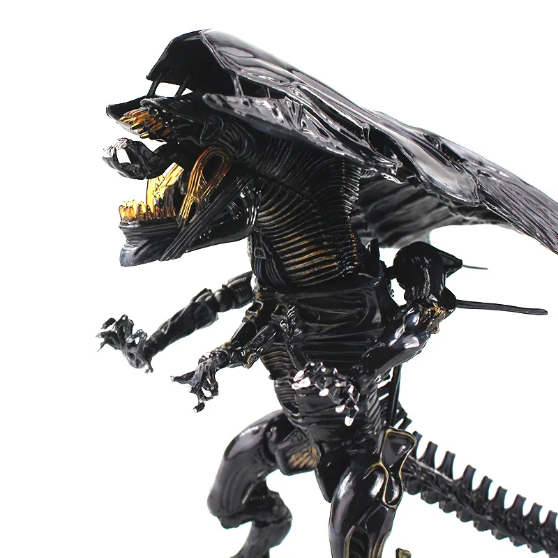 17 см инопланетяне гибридные металлические фигурки#047 Xenomorph инопланетянин королева игрушка ПВХ фигурка "чужой" экшн Коллекция Модель игрушки куклы