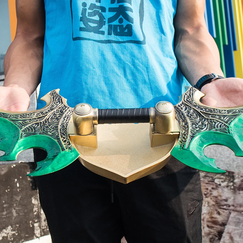 Cos WOW Illidan Stormrage Warglaive of Azzinoth игровое оружие для косплея реквизит 125 см 6,5 кг