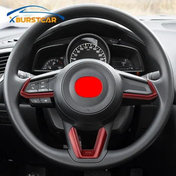 

Car Steering Wheel Trim Circle Sequins Cover Sticker for Mazda 3 6 CX3 CX-3 CX-5 CX5 CX8 CX 9 Axela ATENZA 2017 2018 2019
