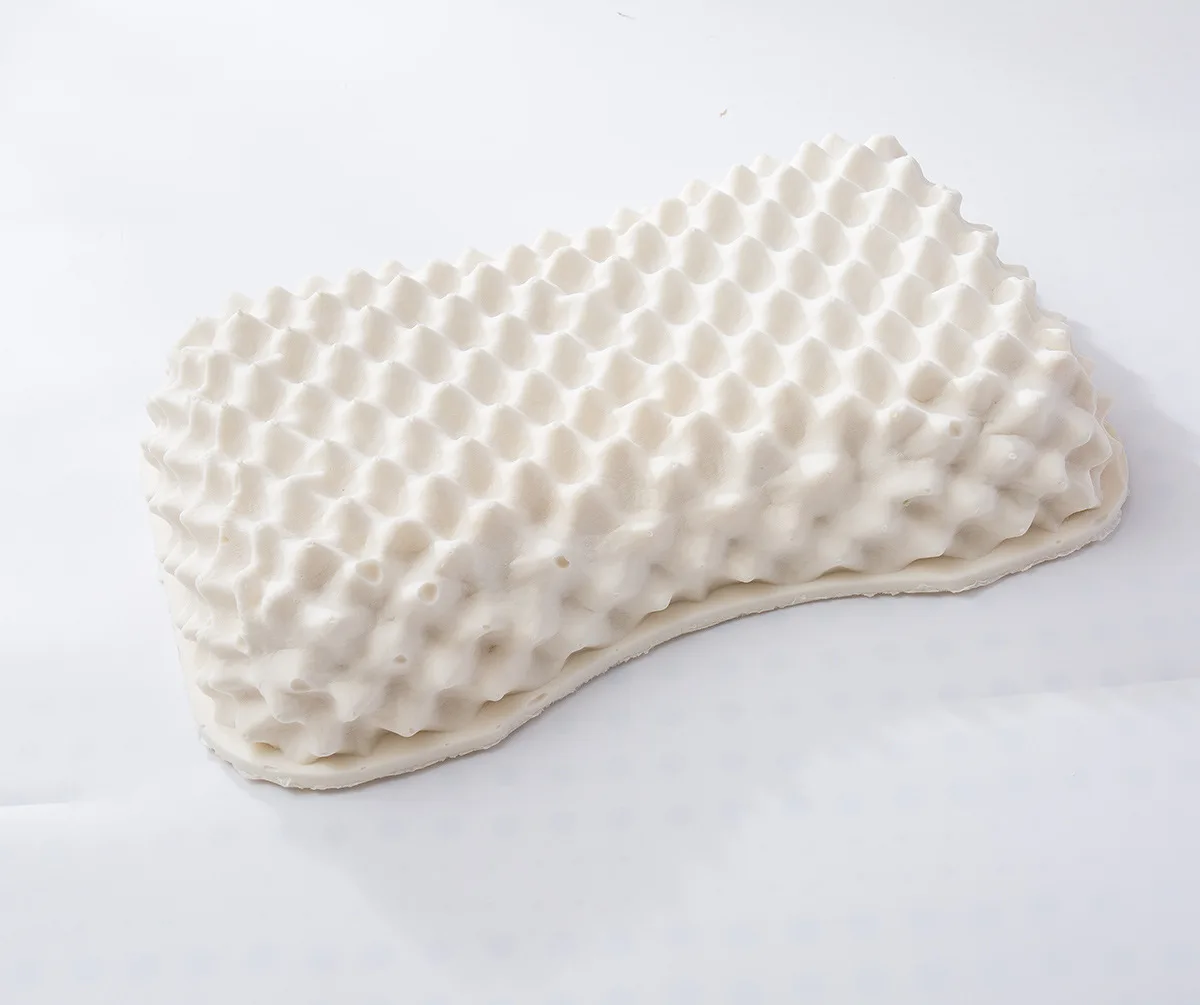 

White Latex Pillow Soft Pillow Memory Foam Bedding Pillow Neck Protection Slow Rebound Butterfly Shaped Pillow Health Cervical