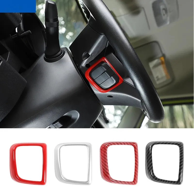Accessori Interni Sansour Per Suzuki Jimny Pulsante Telefono Per Auto Decorazione Cornice Adesivi Per Suzuki Jimny 2019 +