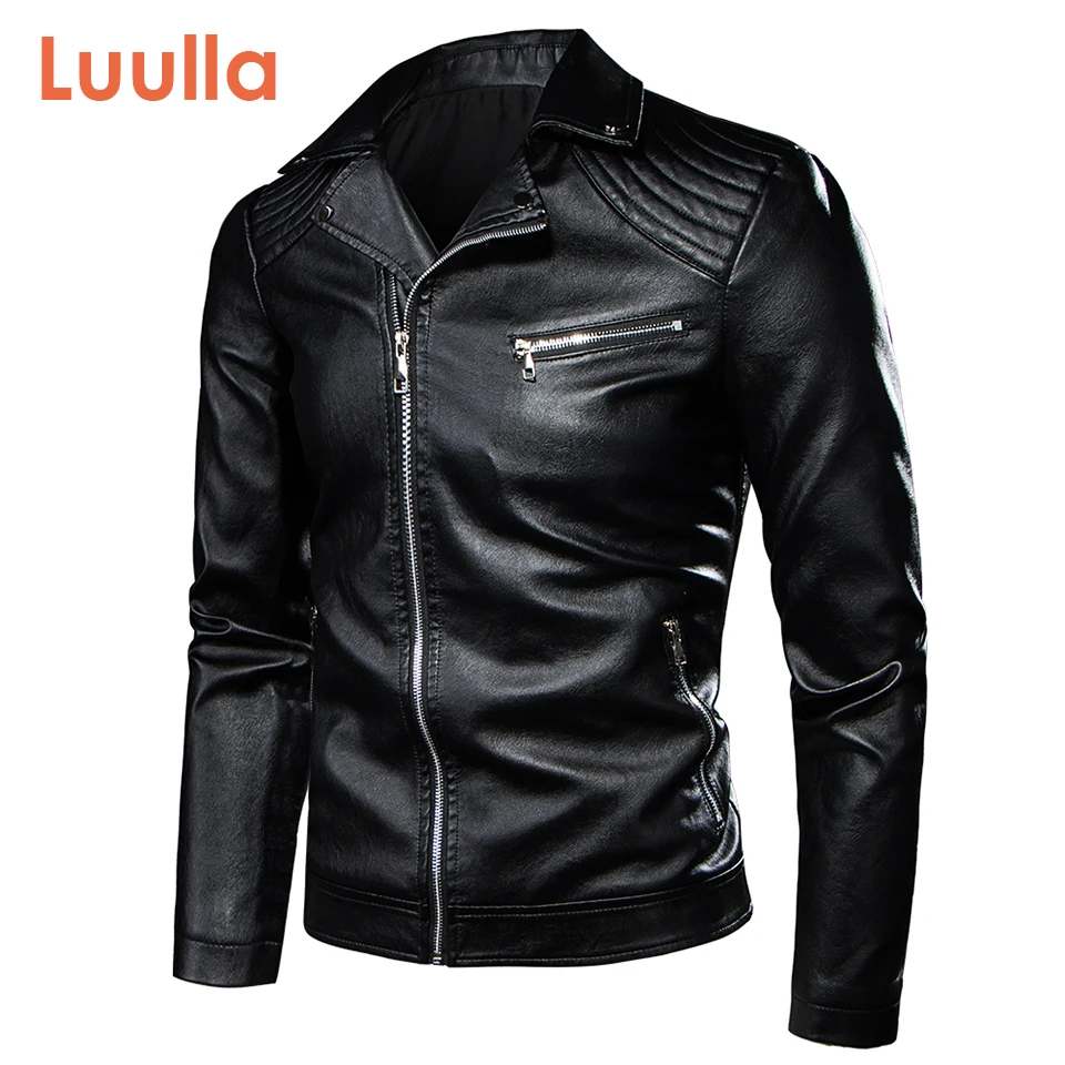 Chaqueta de cuero PU con remaches y bolsillos para hombre, abrigo informal con remaches para motorista, talla 7XL, primavera y otoño