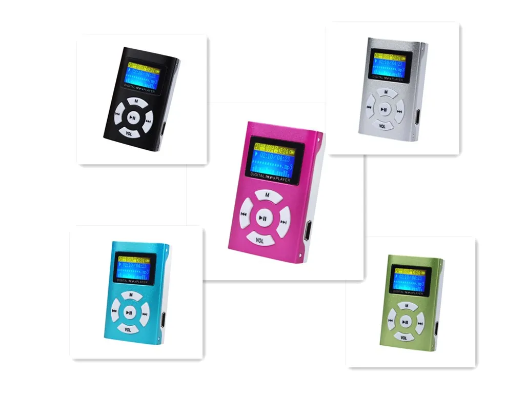 USB Micro SD Спортивная карта ЖК-плеер MP3 экран мини поддержка дизайн 32 Гб