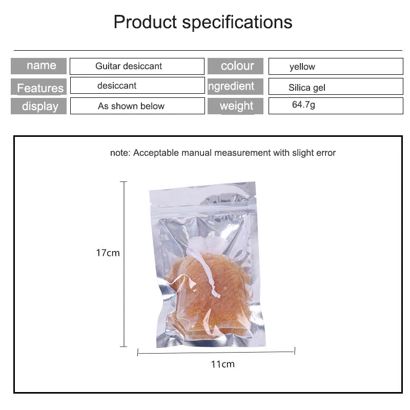 HISPETECH гитарные аксессуары струны desiccant гитара сумка-осушитель влаги многоразовые для гитары guzheng Erhu фортепиано сохранить сухой