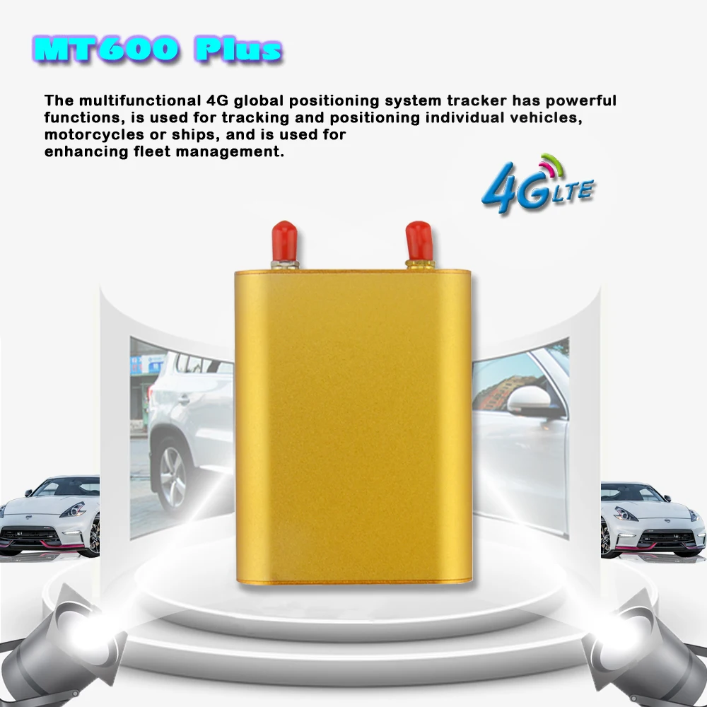 Высокая точность 4G LTE Автомобильный gps трекер MT600 Plus ACC переключатель отчет о состоянии гео-забор Поддержка дополнительный датчик температуры и SOS