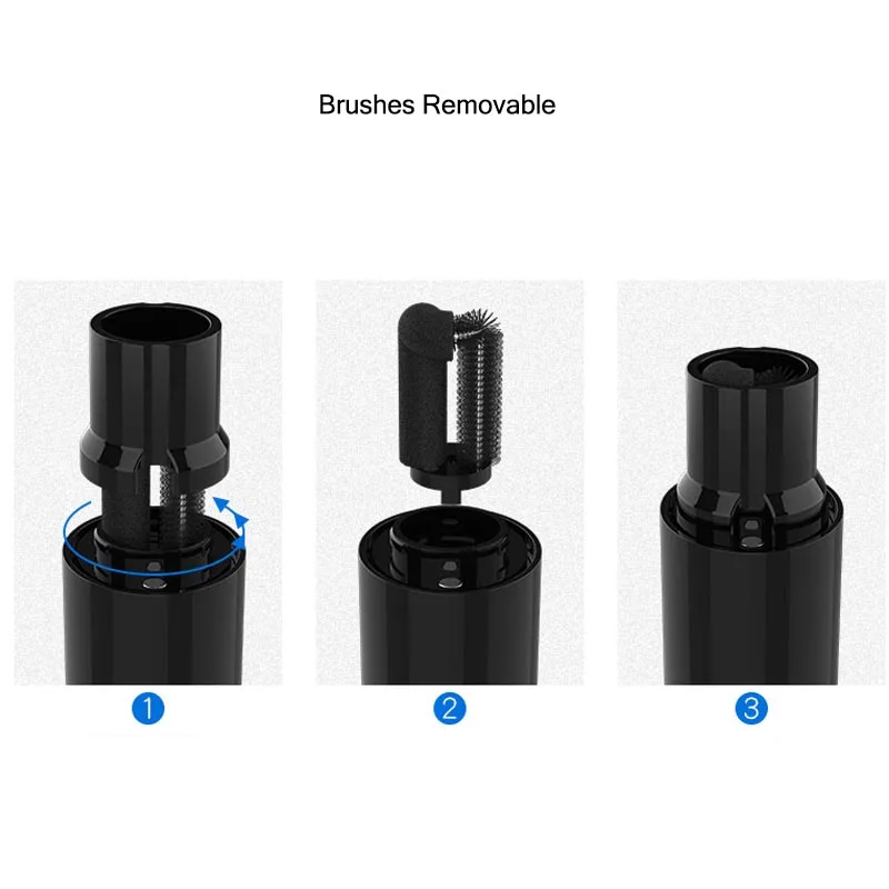 

Electric Brushes Cleaner Brush Fittings Cleaning Tool for ELIO EC100 Removable Washable for Iqos 1 Set with 3 Replacement