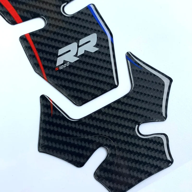 Наклейка на мотоцикл из углеродного волокна Эмблема защитный бак накладка наклейка для BMW RR S1000