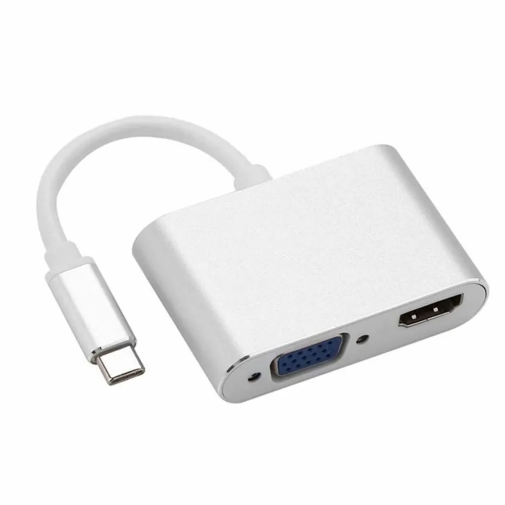 Type-C To Hdmi Converter Vga Hd 2-In-1 Usb3.1 To Hdmi Converter Computer External Accessories