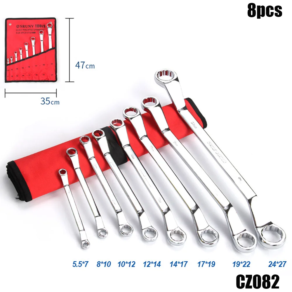 Ratchet Handle Wrench Fixed Head Combination Spanner Sets Hand Tools Ratcheting Strap Wrench - Цвет: CZ082