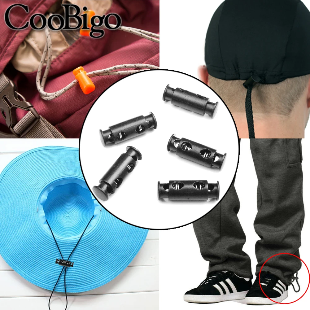 Toggle Clamp Stopper Clips 5pcs Cord Lock Ends For Sportswear etc