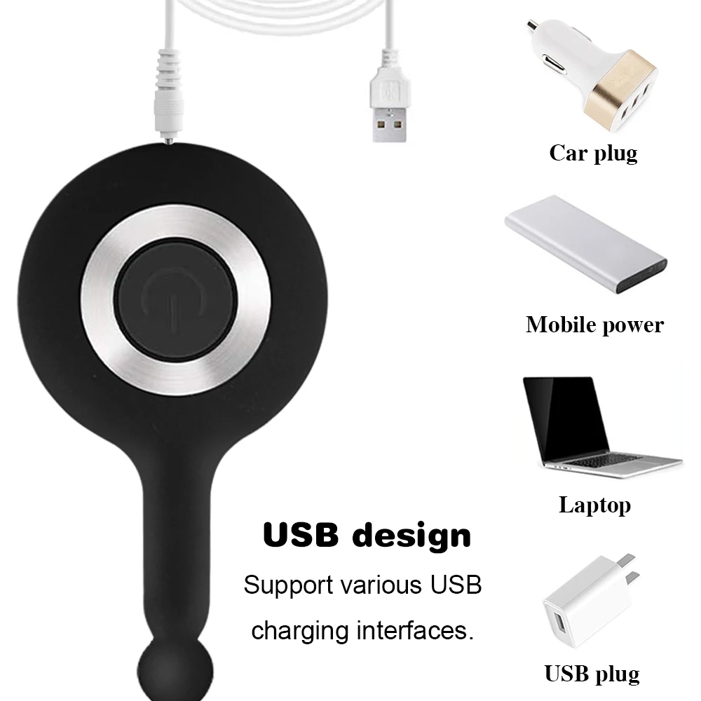 iKenmu Penis Plug Urethra Catheter Male Urethral Vibrator Catheter Sounding Stretcher Dilator Sex Toy Men Erotic 10 Frequency