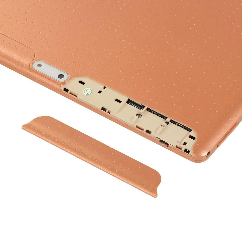 KT107 Plastic Tablet 10.1 Inch HD Large Screen Android 8.10 Version Fashion Portable Tablet 8G+64G Gold Tablet