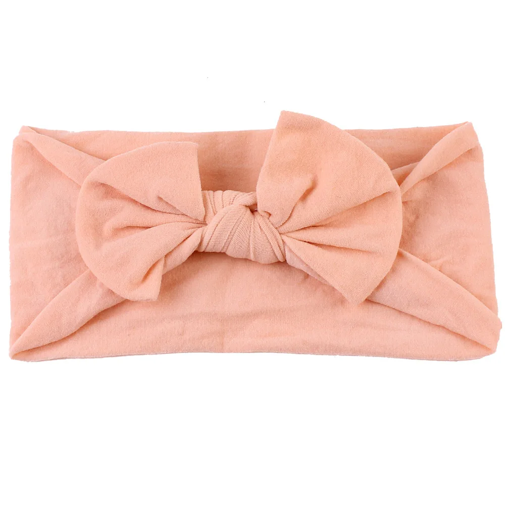 2020 Newborn Toddler Baby Girls Head Wrap Rabbit Big Bow Knot Turban Headband Hair Accessories For 0-2Y Babies Bebe Kids Gifts newborn socks for babies Baby Accessories