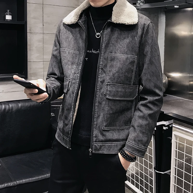 

Men's Short Trend Winter Men's Fashion Short Fashion Loose Men's Wear