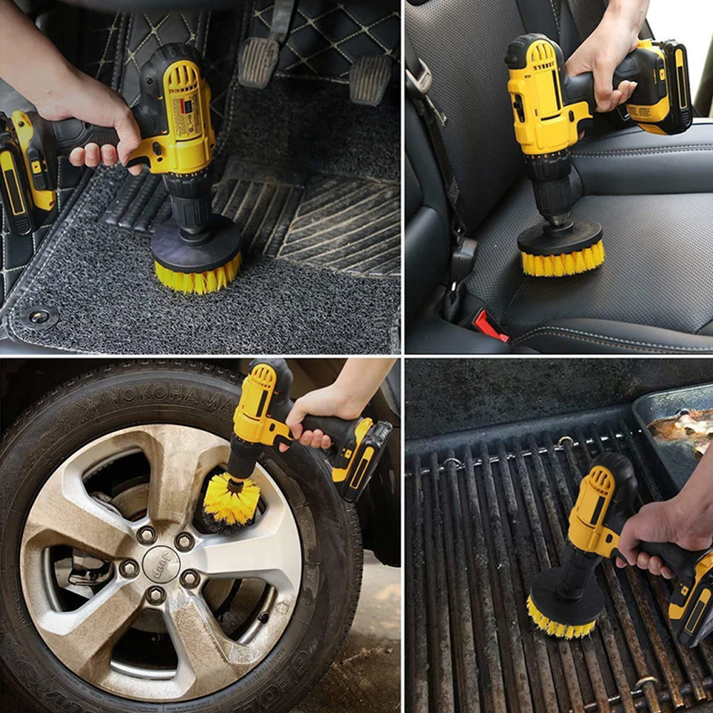 Best Brush Drill Attachment Cleaning Scrub Set