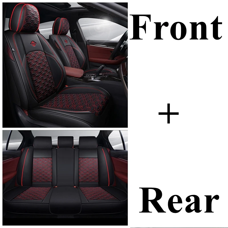 Чехол для автокресла Chrysler 300 ypsilon 200 Delta PT Cruiser Chevrolet Cobalt Sail Volt Equinox Agilt Caprice Sonic sprino - Название цвета: black standard