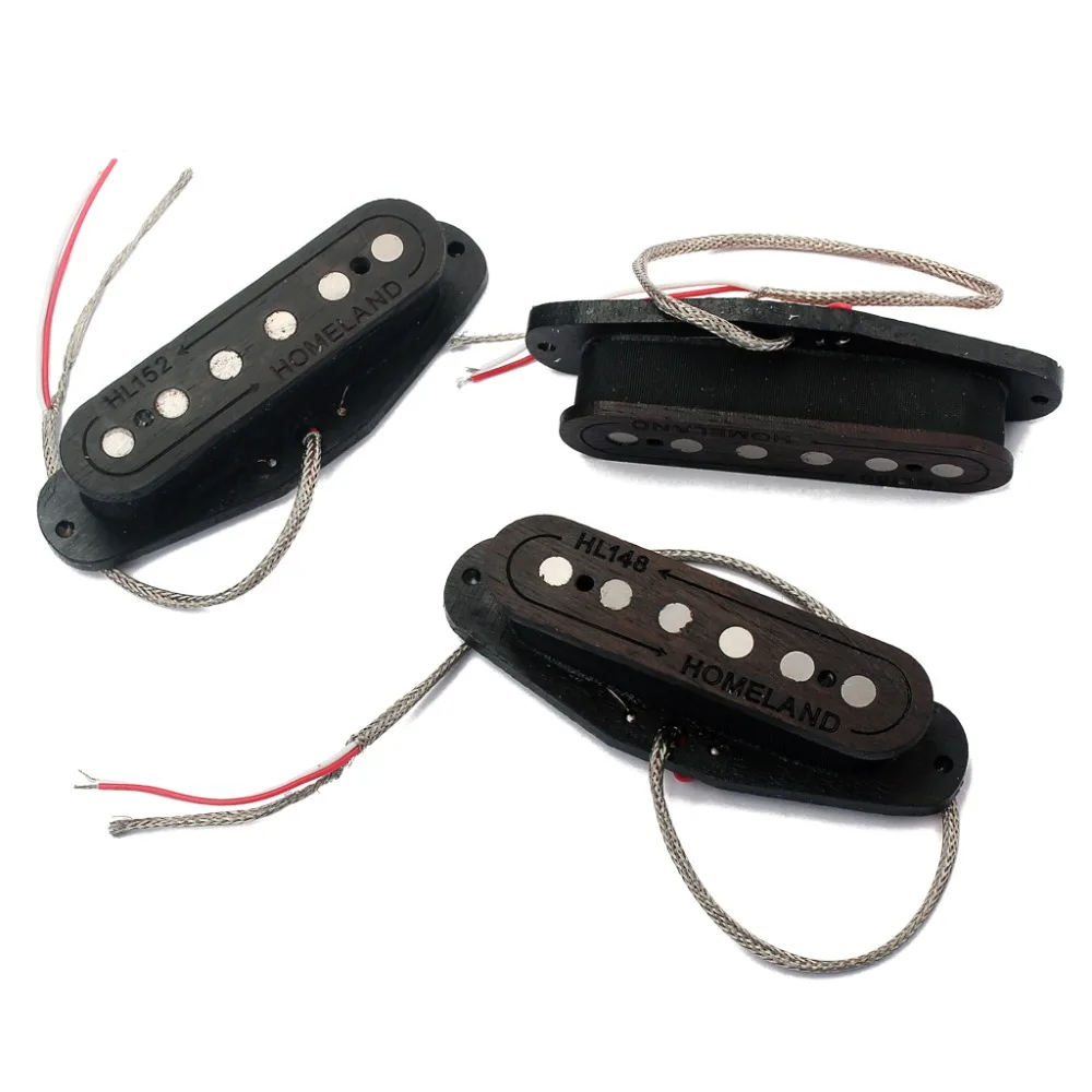 Ручная намотка пикапы подходят Stratocaster, Горячие Пользовательские с Alnico5 деревянный материал для гитары Пикапы