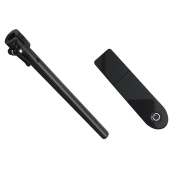 

1pcs Dashboard Protection Shell BT Cover & 1pcs Electric Scooter Folding Rod Bracket Rod Base Replacement Parts