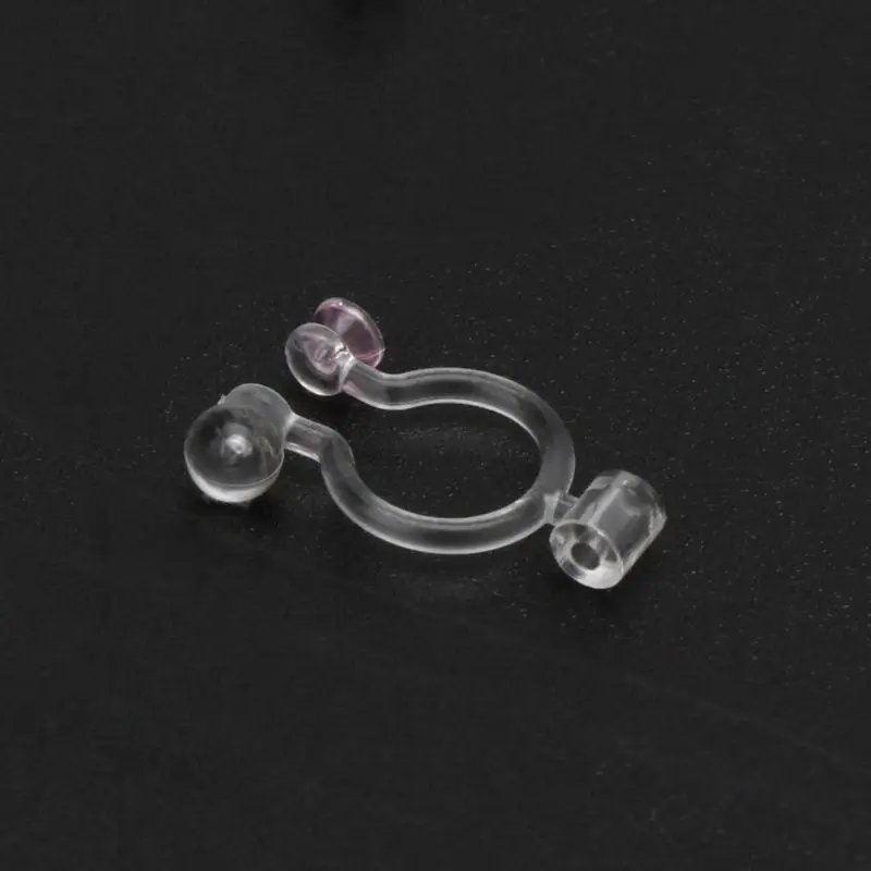 10Pcs Invisible Clip-on Earring Converters for Non Pierced Ears Jewelry Findings T4MD