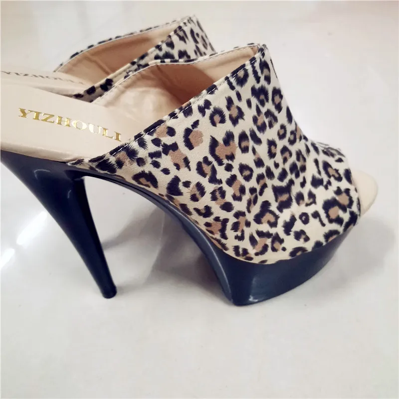 Sexy wrinkled vamp 15CM ultra high heel shoes, 6 inch night club heels, female fish mouth slippers, model dancing shoes