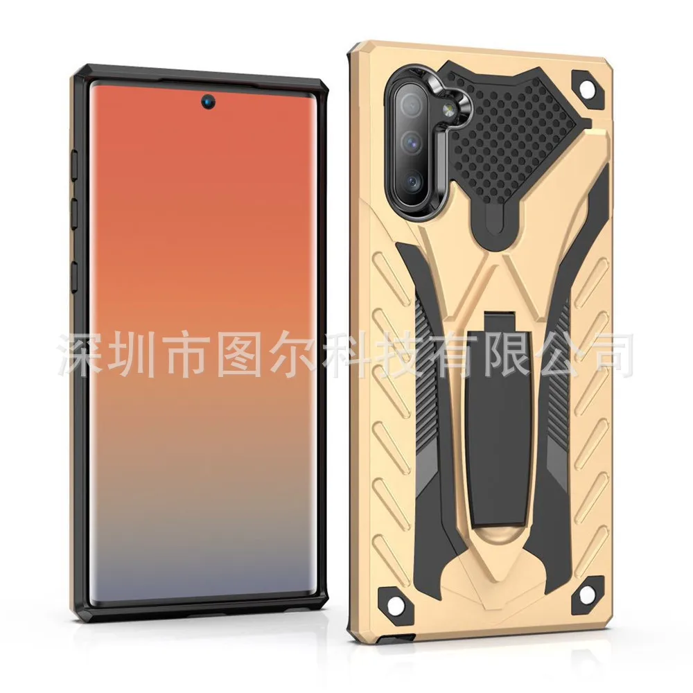 SAMSUNG Note 10 plus чехол для телефона торук Macto-в-мягкий TPU+ PC держатель защищает от появления сколов Защитный чехол