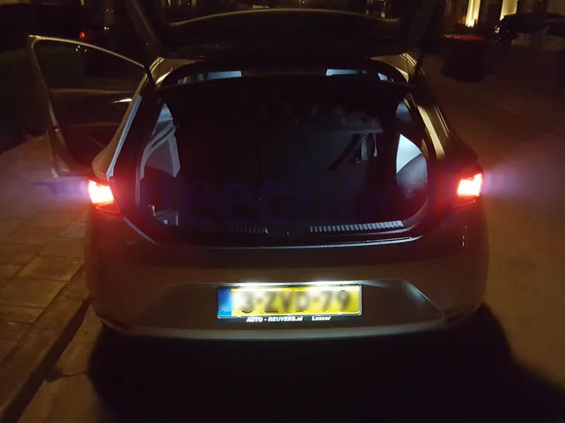 16 шт. Canbus светодиодный потолочный светильник для салона автомобиля с картой+ лампа для номерного знака для Leon 1 2 3 Mk1 Mk2 Mk3 1 M 1P 5F