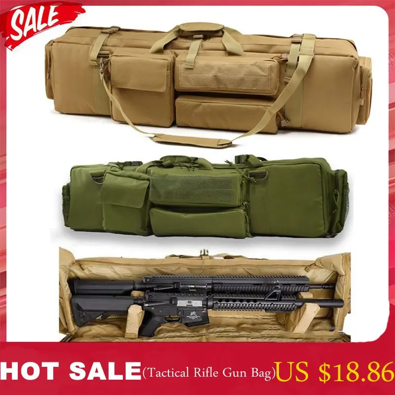 Tactical M249 Gun Bag Airsoft Military Hunting Shooting Rifle Backpack Outdoor Gun Carrying Protection Case With Shoulder Strap