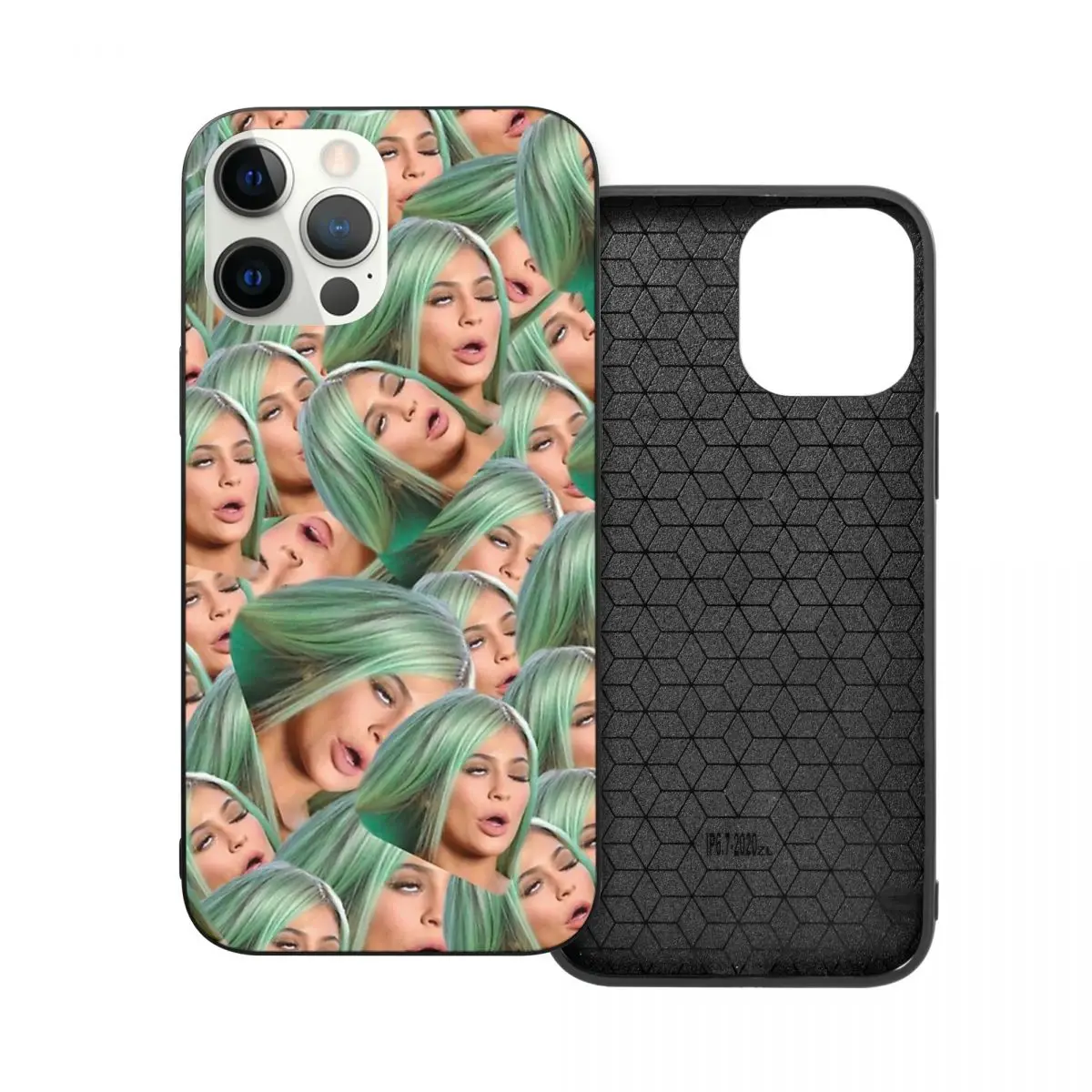 Стеклянный чехол для телефона из ТПУ Kylie Jenner Meme PC iPhone 13 12 11 Xs Xr X Pro Max Mini 7 8 Se2 Plus 6 6S |