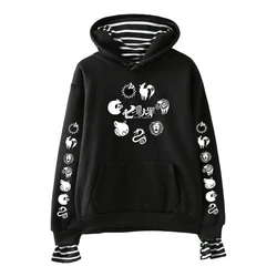 Japanese Anime Seven Deadly Sins Hoodie Spring and Autumn Men's and Women's Fake Two Harajuku Casual Oversized Sweatshirts Japanese Anime Seven Deadly Sins Hoodie Spring and Autumn Men's and Women's Fake Two Harajuku Casual Oversized Sweatshirts